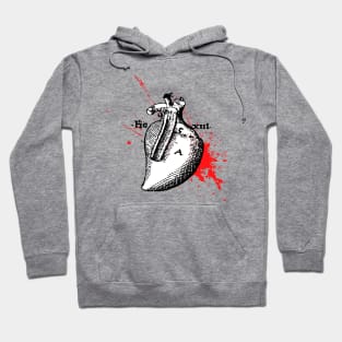 Blood Splattered Heart Hoodie